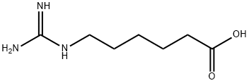 6-GUANIDINOHEXANOIC ACID Structure