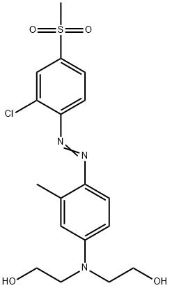 6659-76-3 2,2'-[[4-[[2-chloro-4-(methylsulphonyl)phenyl]azo]-3-methylphenyl]imino]bisethanol 