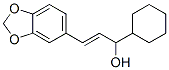 1-Cyclohexyl-3-(3,4-methylenedioxyphenyl)-2-propen-1-ol,66596-52-9,结构式