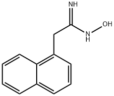 2-(ナフト-1-イル)アセトアミドオキシム 化学構造式