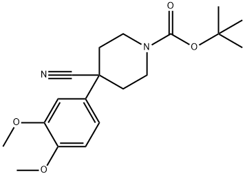 1-BOC-4-CYANO-4-(3,4-DIMETHOXYPHENYL)-PIPERIDINE|