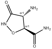 5-Isoxazolidinecarboxamide,4-amino-3-oxo-,trans-(9CI),66620-06-2,结构式