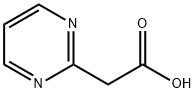 2-嘧啶乙酸,66621-73-6,结构式