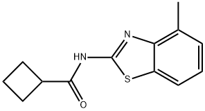 666214-38-6 Cyclobutanecarboxamide, N-(4-methyl-2-benzothiazolyl)- (9CI)