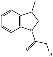 1H-Indole, 1-(chloroacetyl)-2,3-dihydro-3-methyl- (9CI)|