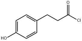 Benzenepropanoyl chloride, 4-hydroxy- Struktur