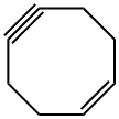 1-Cycloocten-5-yne, (Z)- Struktur