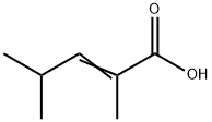 2,4-二甲基-2-戊烯酸,主要为反式,66634-97-7,结构式