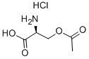 O-乙酰-L-丝氨酸盐酸盐,66638-22-0,结构式
