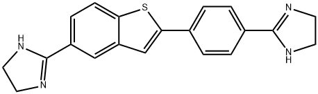 66639-12-1 2-[2-[4-(4,5-dihydro-1H-imidazol-2-yl)phenyl]benzothiophen-5-yl]-4,5-d ihydro-1H-imidazole