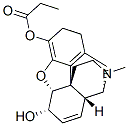 4,5α-Epoxy-17-methylmorphinan-3,6α-diol 3-propanoate 结构式