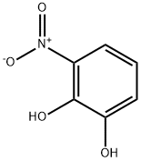 3-ニトロ-1,2-ベンゼンジオール 化学構造式
