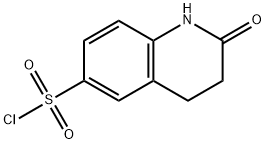 2-OXO-1,2,3,4-TETRAHYDROQUINOLINE-6-SULFONYL CHLORIDE Struktur