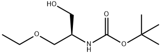 Carbamic acid, [(1R)-2-ethoxy-1-(hydroxymethyl)ethyl]-, 1,1-dimethylethyl ester|