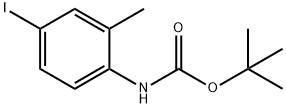 N-BOC-2-甲基-4-碘苯胺,666746-27-6,结构式