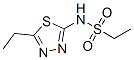 Ethanesulfonamide, N-(5-ethyl-1,3,4-thiadiazol-2-yl)- (9CI) Structure