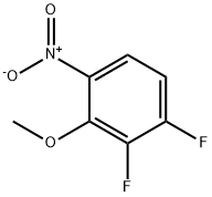 2,3-DIFLUORO-6-NITROANISOLE 化学構造式