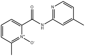 2-Methyl-6-(4-methyl-2-pyridylcarbamoyl)pyridine 1-oxide,66695-22-5,结构式