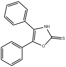 4,5-二苯基-4噁唑啉,6670-13-9,结构式