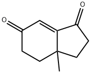 3,3a,4,5-Tetrahydro-3a-methyl-1H-indene-1,6(2H)-dione,66708-19-8,结构式