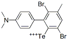 Dibromo[4-(dimethylamino)phenyl](p-tolyl)tellurium(IV),66712-78-5,结构式