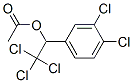 (-)-Acetic acid 2,2,2-trichloro-1-(3,4-dichlorophenyl)ethyl ester Struktur
