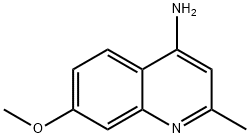 4-AMINO-7-METHOXY-2-METHYLQUINOLINE 化学構造式