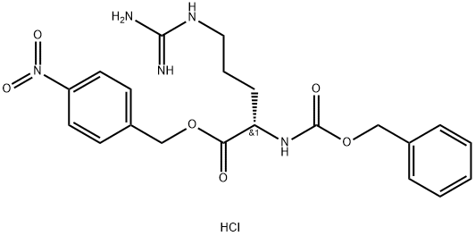 NΑ-Z-L-精氨酸 4-硝基苄酯 盐酸盐 结构式