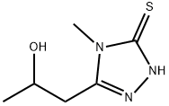 1-(5-巯基-4-甲基-4H-1,2,4-三唑-3-基)丙-2-醇,667408-61-9,结构式