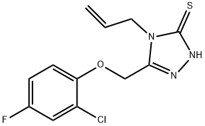 667414-13-3 4-アリル-5-[(2-クロロ-4-フルオロフェノキシ)メチル]-4H-1,2,4-トリアゾール-3-チオール