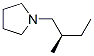 Pyrrolidine, 1-[(2R)-2-methylbutyl]- (9CI) Structure