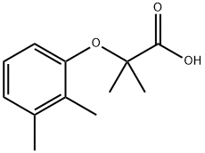 2-(2,3-DIMETHYL-PHENOXY)-2-METHYL-PROPIONIC ACID 化学構造式
