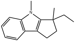 Cyclopent[b]indole, 3-ethyl-1,2,3,4-tetrahydro-3,4-dimethyl- (9CI),667466-10-6,结构式