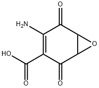 4-Amino-2,5-dioxo-7-oxabicyclo[4.1.0]hept-3-ene-3-carboxylic acid 结构式