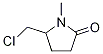 5-(chloroMethyl)-1-Methyl-2-Pyrrolidinone 化学構造式