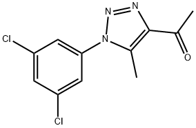 1-[1-(3,5-DICHLOROPHENYL)-5-METHYL-1H-1,2,3-TRIAZOL-4-YL]ETHAN-1-ONE Structure