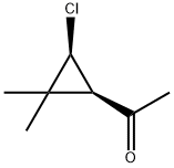 Ethanone, 1-(3-chloro-2,2-dimethylcyclopropyl)-, cis- (9CI),66788-31-6,结构式