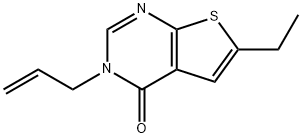 Thieno[2,3-d]pyrimidin-4(3H)-one, 6-ethyl-3-(2-propenyl)- (9CI),667903-47-1,结构式