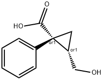 (1R,2S)-2-(Hydroxymethyl)-1-phenylcyclopropanecarboxylic acid|(1R,2S)-2-羟甲基-1-苯基环丙羧酸