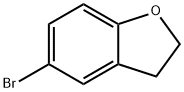 5-ブロモ-2,3-ジヒドロベンゾフラン 化学構造式