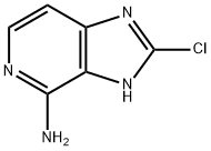 1H-Imidazo[4,5-c]pyridin-4-amine,  2-chloro-  (9CI) 结构式