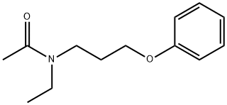 N-Ethyl-N-[3-(phenyloxy)propyl]acetamide Struktur