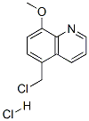 8-METHOXY-5-CHLOROMETHYLQUINOLINEHYDROCHLORIDE Structure