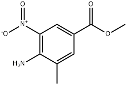 Benzoic acid, 4-amino-3-methyl-5-nitro-, methyl ester (9CI)