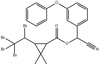 α-Cyan-3-phenoxybenzyl-2,2-dimethyl-3-(1,2,2,2-tetrabromethyl)cyclopropancarboxylat