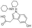 5-HYDROXYINDOLE-3-ACETIC ACID DICYCLOHEXYLAMMONIUM SALT, 66866-39-5, 结构式