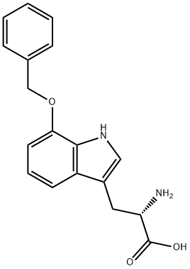 7-BENZYLOXY-D,L-TRYPTOPHAN Struktur