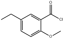 Benzoyl chloride, 5-ethyl-2-methoxy- (9CI) Struktur