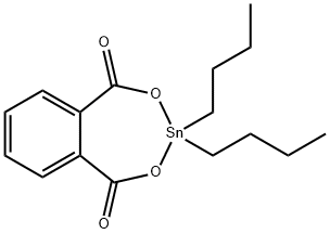 3,3-二丁基-2,4,3-苯并二氧杂锡杂卓-1,5-二酮, 6688-50-2, 结构式