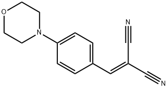 Propanedinitrile,2-[[4-(4-morpholinyl)phenyl]methylene]- Structure